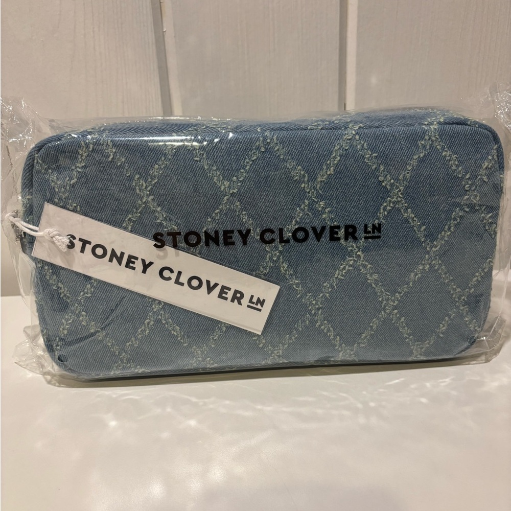 Stoney Clover Lane Denim Small Pouch Coastal Cowgirl Cove